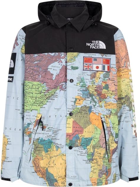 supreme x the north face expedition jacket replica|supreme north face jacket map.